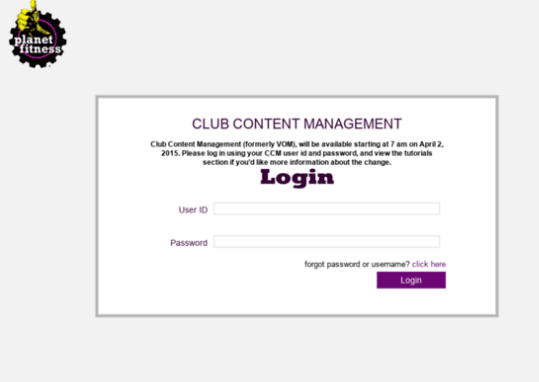 Planet Fitness Login